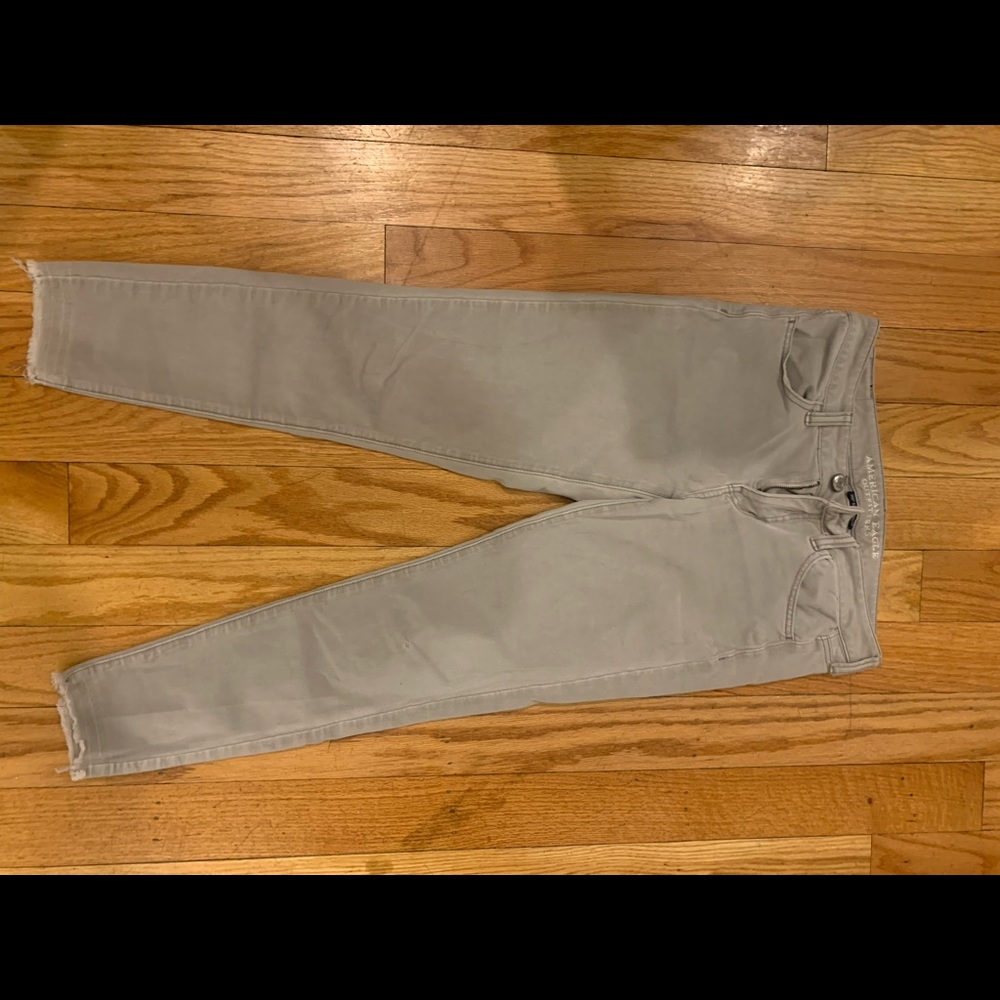 American Eagle Outfitters 360 super stretch gray pants